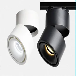 Downlight pista luz led mandril pode ser instalado luz dobrável 7w doméstico e luz de teto comercial 85-265v251f