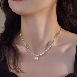Desinger Pearl Kolye Kolyeler S925 STERLING Gümüş Elmaslar Kadın Zinciri Asla solma mücevherler Lüks Tasarımcı Moda Kolye Günü Sevgililer Günü Hediyeleri