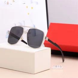 Diseñador Moda Mujer Hombre Gafas de sol Polarizadas Gafas enteras Accesorio Diseño de marca Estilo de verano Chica femenina Gafas de sol With301Q