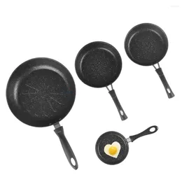 Pannor 1pc köksverktyg Maifan Stone Frey Pan Nonstick Home Breakfast Pot Induction Cooker Gas Stis Fried Steak Pancake Accessories
