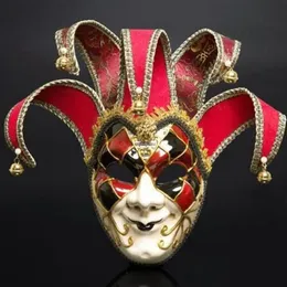 Yeni Cadılar Bayramı Parti Karnaval Maskesi Masquerade Venedik İtalya Venedik El Yapımı Partisi Yüz Maskesi Noel Cosplay Mask GB10232267