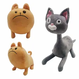 Nouveau produit nouilles et chignon en peluche nouilles chat et chignon en peluche cuit à la vapeur chien poupée de dessin animé