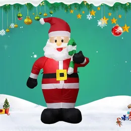 Merry Noel Şişme Noel Baba Madde Kardan Adam Ağacı Yılı Balonlar Parti Dekorasyonu Ev Noel Dekor Y201020246V