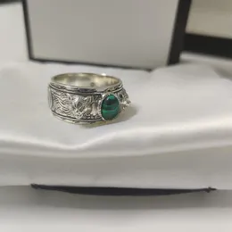 pietre Anello con pietre preziose Anello in argento 925 di alta qualità Anello popolare per uomo e donna Fornitura di gioielli di moda2655