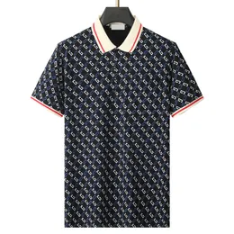 Diseñador de marca Clásico Color sólido Negocios POLO Top Play Moda Padre Camisa Ropa Anime Camiseta 189