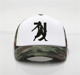 Модная шляпа cr7 Роналду Бейсбольная кепка с принтом Мужчины Женщины Летние кепки Хип-хоп шляпы Пляжный козырек Hat3386475