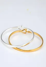 Delicato braccialetto con barra d'oro per le donne Semplice delicato polsino sottile braccialetto con gancio placcato 18 carati gioielli minimalisti fatti a mano9066199