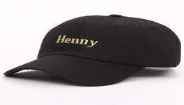 Henny haft tata kapelusz mężczyźni Kobiety bawełniane czapka baseballowa zakrzywiona rachunek regulowany klamra retro Summer5073881