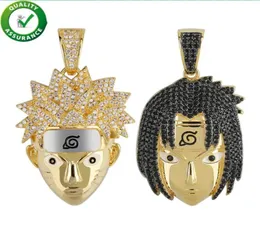 Iced Out Chains Cartoon Pendant Designer Halsband Hip Hop Jewelry Mens Hophop Luxury Fashion Diamond Bling Shiny Rock Punk Rapper 2386507