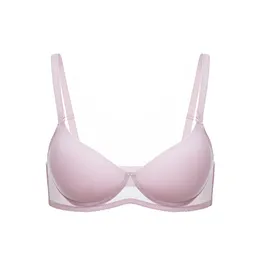 Sutiã de seda sutiã sem fio amoreira molde fino 34 xícara suave bralette uso diário cor sólida alças ajustadas 231211