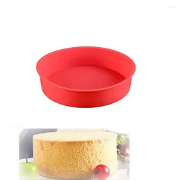 Bakningsverktyg 3D -rundform Silikon Mögelkaka PAN Muffin Dekorerande bakverk Mögel Mögelstencil Kök Bakeware