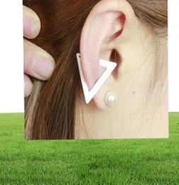 1pc New Punk Metal Lage Ear Clip Cuff Wrap Earring No Piercing-Clip 중공 삼각형 여성 남성 파티 보석 저렴한 도매 5426579