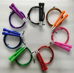 Jump Ropes 7 Colors Crossfit Jump Rope Adjustable Jumping Rope Aluminum Skipping Ropes Fitness Speed Skip Training Equipment CCA125718375