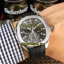 Aquanaut 5164 Серый циферблат 5164A-001 Asian 2813 Автоматические мужские часы Корпус из стали 316L Резиновый ремешок Качественные дешевые новые часы213L