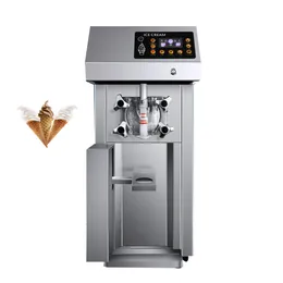 Ticari Yumuşak Dondurma Yapımı Makinesi Elektrikli Dondurma Maker Otomatik 1250W