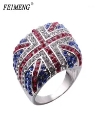 Neue Ankunft Der Britische Flagge Ring Britisches mark UK Logo Charme Punk Rock Ringe Für Frauen Männer Mode Schmuck Hip Hop Anel134432414861947