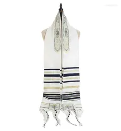 Шарфы 5 цветов Мессианский еврейский талит Молитвенный платок Талит с сумкой Талис Христианский шарф с кисточками Арабский для женщин и мужчин5008852