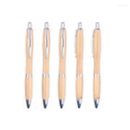 Recycled Personalized Wood Engraving Thick Pen High Quality Printed Custom Logo Eco-friendly Bamboo Ballpoint