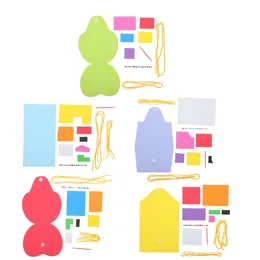 Berets 5 مجموعات Mini Toys Kids DIY Make Making Material Bag Bag Children Child