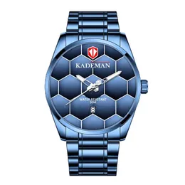 KADEMAN Brand High Definition Luminous Mens Watch Quartz Calendar Watches Leisure Simple Masculine Wristwatches192H
