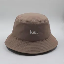 Berets Kith Quick-drying Swim Bucket Hat Ladies Women Men Sun Designer Fishing Hats Fisherman Cap Panama Hip Hop Harajuku Summer244B