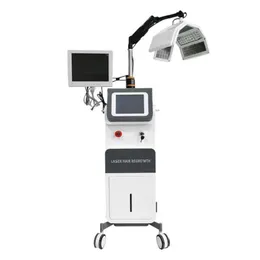 Ny Diode Laser Hair Growth Hair Loss Treating Machine Red Light Scalp Follicle Detection Hår Återväxt Skönhetsutrustning