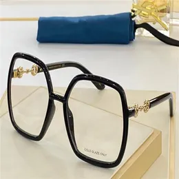 0890 Nya modeögonglasögon för kvinnor Vintage Square Frame Populär toppkvalitet kommer med Case Classic 0890S Optical Glasses323Z