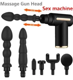 Nxy Dildos Fascia Massage Gun Head Accesories to Sex Machine Adult Toys Dildo Vibrators for Female Man Man Masturbators sex880681