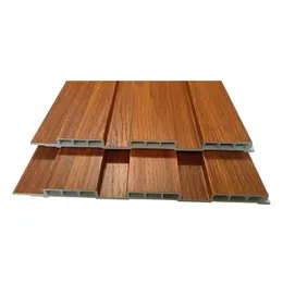 Bambus i włókno drewniane zintegrowany panel ścienny, wodoodporny panel kratki sufitowej