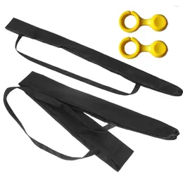 Regenschirme Reverse Umbrella Single Strap Cover schützende wasserabsorbierende Aufbewahrungstasche (2 Straight Golf Covers Pellets) 4 Stück bedruckbar