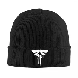 Berets The Last Of Us Firefly Knit Hat Beanie Autumn Winter Hats Warm Hip Hop TLOU Game Caps For Men Women