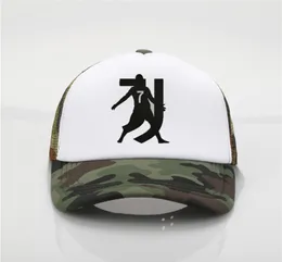 Fashion Hat Cr7 Ronaldo Printing Cap Men Men Summer Caps Hip Hop Hats Visor Hat5548172