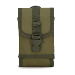 허리 가방 Molle Man Pack Camo Oxford Tactical 다기능 휴대 전화 케이스 Crossbody를위한 작은 야외 Bag324x