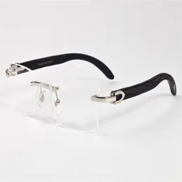 Lunettes de soleil de mode œil de chat lunettes de corne de buffle montures en argent doré lunettes lentilles claires lunettes de soleil de sport vintage pour hommes avec cas2963