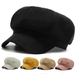 Berretti in pile anice sboy berpommette vintage letterario snapback femmina ottagonale inverno cappello per il leisure designer francese hatbelets4017797