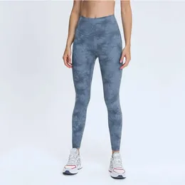 Kadın Taytlar İçin Çıplak Yoga Pantolon Çiçek Baskı Moda Yüksek Bel Kontrol Çalışan Fiess Teşhal Egzersiz Salonu Giysileri Trouse 688ss 2023
