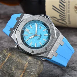 Projektantka marki na rękę na rękę panie zegarek wysokiej jakości kwarcowe zegarki Klasyki Royal Oak Hexagon Bezel Randwatch Fashion Guma Pasek Sports Modern Watches 9009