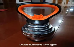 Dummbells قابلة للتعديل قبضة kettlebell مناسبة لألواح الوزن kettle bell home gym pitness exercy muscles push up bar e5849649