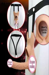 NXY Dildos Consoladores Realistas para mujeres ropa con Pantalones correa pene vibador lesbiana consoladores doble reales juguet8529950