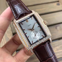 Neue Gondolo 5124G-011 5124 Silber Zifferblatt Schwarz Innen Automatik Herrenuhr Roségold Diamant Lünette Uhren Hohe Qualität Hallo Uhr 6220L