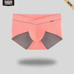 Underbyxor 52025 Kontrast Färg Highcut Briefs Delicate Soft Original Design Men's Men Sexy Slips Mens Underwear 231212