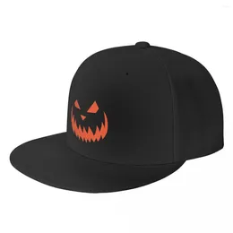 Cappellini con sfera Sinister Face Jack O Lantern Berretto da baseball Cute Kids Hat Hats Bobble For Man Women's