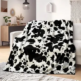 Sängkläder sätter Microfiber Little Cow Filt Super Soft Throw Filtar For Bed Bed Stead Soffa Dekorativ camping Picknick Vinter varm 231211