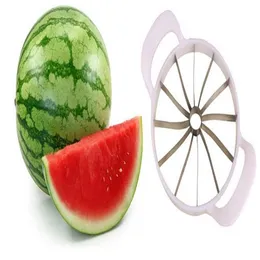 Cortador de melancia LNIFE Cantaloupe Slicer Corer divisores de aço inoxidável divisor de frutas cozinha barra de jantar prático gadgets Tools235o