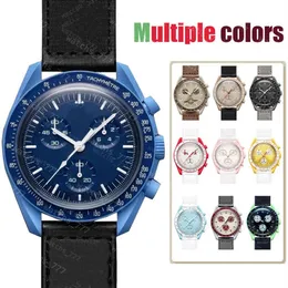 Master Designer Horloge Heren- en Dameshorloges Planeet Quartz Core 42 mm Nylon Horloge Limited Edition Horloges Fashion Party Boyfri268K