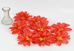 12cm 9 cores seda lótus artificial flor falsa diy decoração de carro de casamento flores3852116