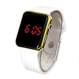 Montres-bracelets LED Montre numérique hommes femmes hommes Sport électronique femmes montres Silicone horloge Relogio Montre Homme201Y