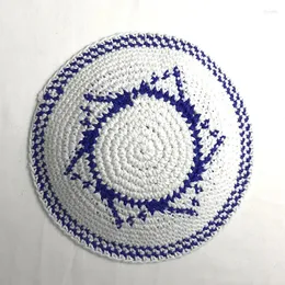 Baskenmütze, jüdische Kippa, handgefertigt, Yarmulke, Judaica, Yamaka Kippa, Yamakah, Yarmulka, Hut für Herren oder Kinder (14–17 cm)