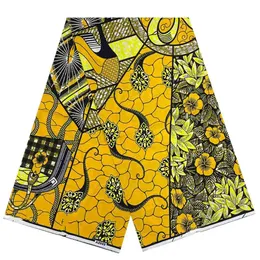 Tessuto e cucito Panno di alta qualità est Fashion Cera africana 100% cotone Nigeria Ankara Tessuti Stampe a blocchi Batik olandese 231211