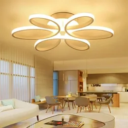 Pendant Lamps Minimalism chandelier aluminum modern flower led ceiling lamp fixture for living study room bedroom267x